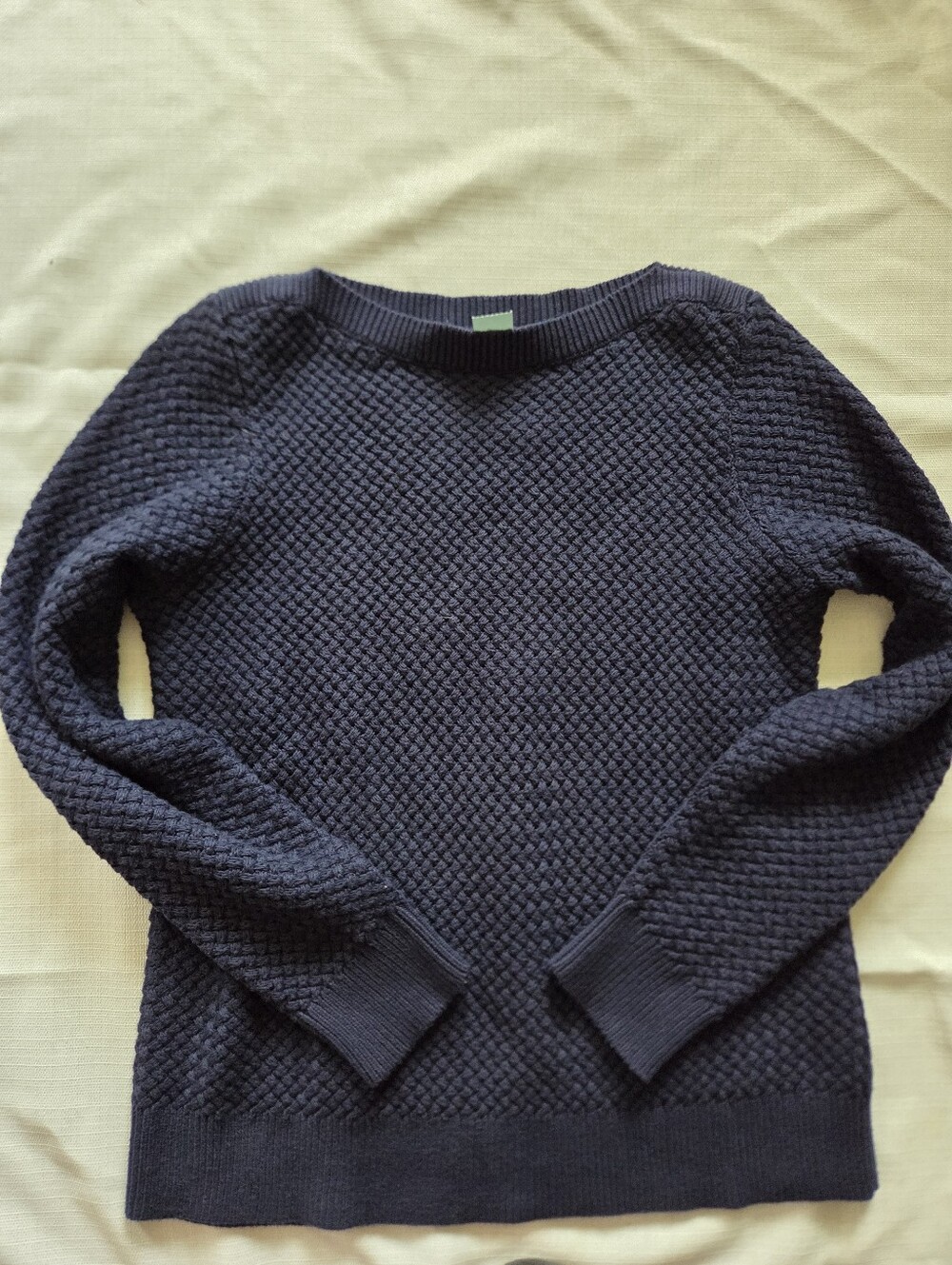 LL Bean Ladies Size M Navy Sweater
